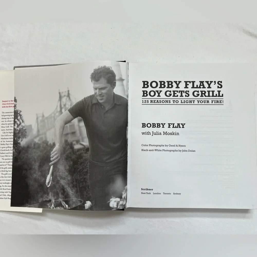 Bobby Flay Fabio Vivani 2 Cookbooks Boy Gets Grill Fabio's American Home Kitchen